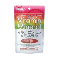 Витаминно-минеральный комплекс ORIHIRO (12 витаминов и 7 минералов)