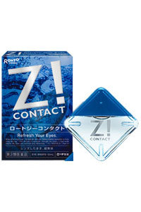 Глазные капли Rohto Z! Contact (капли для тех, кто использует контактные линзы) 