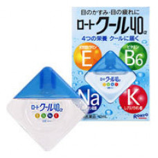 Капли для глаз Rohto 40α Cool (витамины и минералы для глаз, освежающие) Капли для глаз Rohto 40α Cool (витамины и минералы для глаз, освежающие)