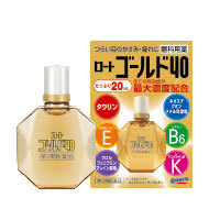 Капли для глаз Rohto 40α Gold (витамины и минералы для глаз, возрастные)