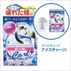 Глазные капли Rohto C3 Cool Plus (капли для контактных линз, обогащенные кислородом) 